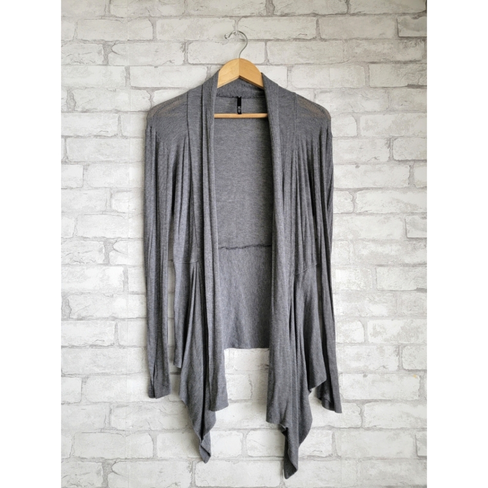 Cute & COMFY Grey Ribbed Cardigan